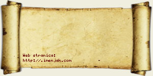 Isak Rodić vizit kartica